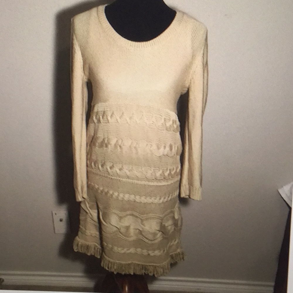 Calvin Klein khaki sweater dress